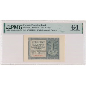 1 gold 1941 - AA - PMG 64