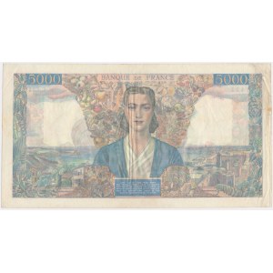 Francja, 5.000 franków 1945