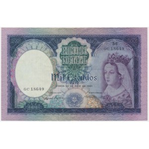 Portugal, 1.000 Escudos 1961