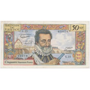 Frankreich, 50 neue Francs 1959