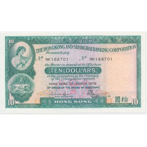 Hong Kong, 10 Dollars 1978
