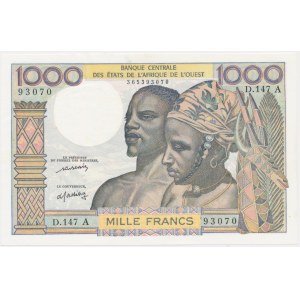 Westafrika, 1.000 Franken (1959-65)