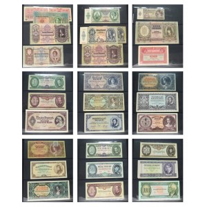 Hungary, group of banknotes in album (c. 90 pcs.)