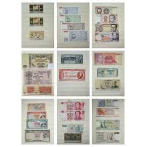 Group of mix of banknotes in binder (c. 125 pcs.)