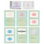 PWPW, set of watermarked securities cards (27 pcs.) - RARE