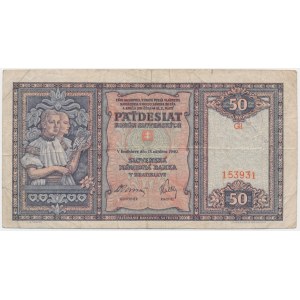 Slovakia, 50 Korun 1940