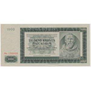 Czechy i Morawy, 1.000 koron 1942 - WZÓR -