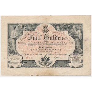 Österreich, 5 Gulden 1866