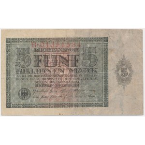 Deutschland, 5 Billionen Mark 1924