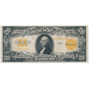 USA, Gold Certificates, 20 Dollars 1922 - Speelman & White -