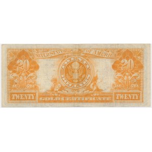 USA, Gold Certificates, 20 Dollars 1922 - Speelman & White -