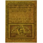 Łódź, kartka żywnościowa na chleb 1917 - 52 - jednorazowa -