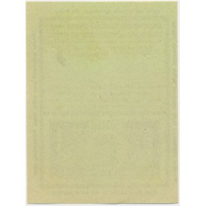 Łódź, kartka żywnościowa na chleb 1917 - 54 - jednorazowa - Łokietek -