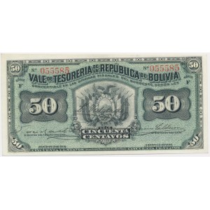 Bolivia, 50 Centavos 1902