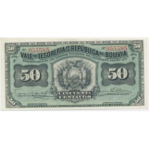 Boliwia, 50 centów 1902