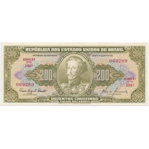 Brazil, 200 Cruzeiros (1960)