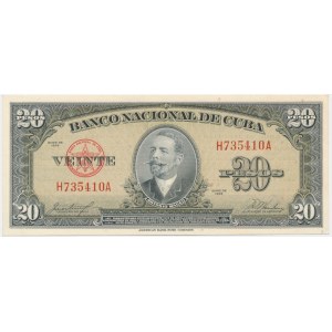 Cuba, 20 Pesos 1958
