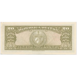 Cuba, 20 Pesos 1958