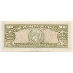 Kuba, 20 peso 1958