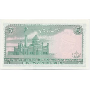 Brunei, 5 Ringgit 1967