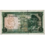 Brunei, 5 ringgit 1967