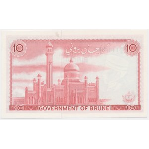 Brunei, 10 Ringgit 1967