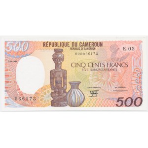 Kamerun, 500 franków (1985-90)