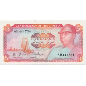 Gambia, 5 Dalasis (1987-90)