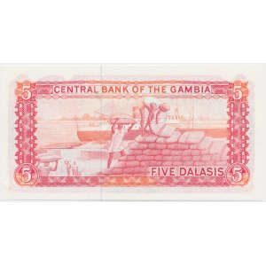 Gambia, 5 dalasis (1987-90)