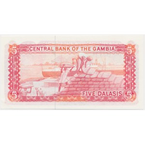 Gambia, 5 Dalasis (1987-90)