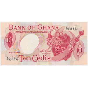 Ghana, 10 Cedis 1969