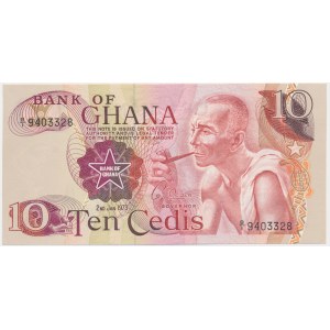 Ghana, 10 Cedis 1973