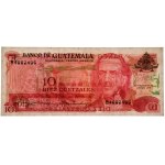 Gwatemala, 10 quetzales 1978