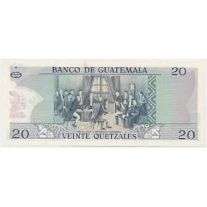 Guatemala, 20 Quetzales 1988