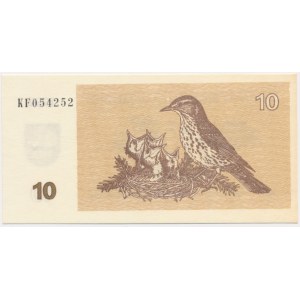 Lithuania, 10 Talonas 1992