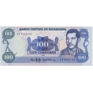 Nikaragua, 100 córdob 1985