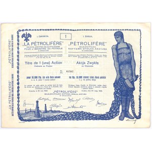 Petrolifere Belgian-Polish Petroleum S.A. in Krakow, 10,000 mkp 1923