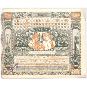 Tehate Gesellschaft für Handel, Industrie und Landwirtschaft, 1.000 mkp 1920 - RZADKA