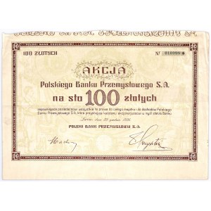 Polski Bank Przemysłowy S.A., 100 zł 1926