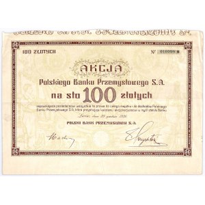 Polski Bank Przemysłowy S.A., 100 zloty 1926