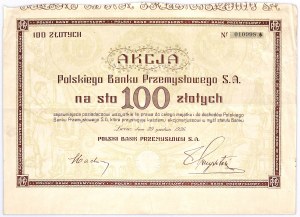 Polski Bank Przemysłowy S.A., 100 zł 1926
