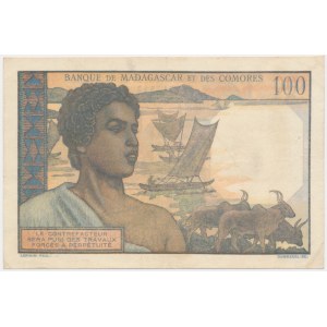 Madagaskar, 100 Franken 1950-60