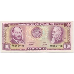 Peru, 1.000 soli 1970