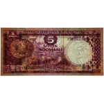 Somalia, 5 Shillings 1975