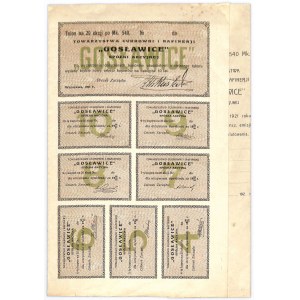 Cukrownia i Rafineria Gosławice S.A., 20 x 540 marek 1921