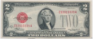 USA, Red Seal, 2 Dollars 1928 - D - Julian & Morgenthau -