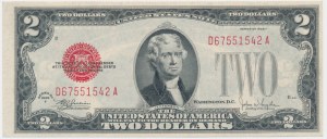 USA, Red Seal, 2 Dollars 1928 - Julian & Snyder -