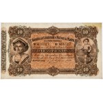 Uruguay, Banco de Londres y Río de La Plata, 10 Pesos 1883