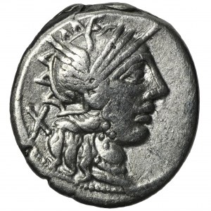 Roman Republic, C. Porcius Cato, Denarius