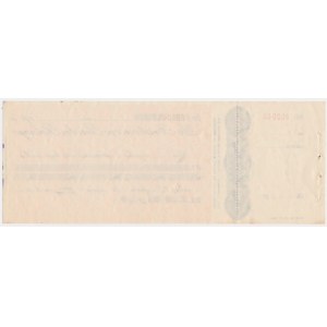 Państwowy Bank Rolny, czek 194...